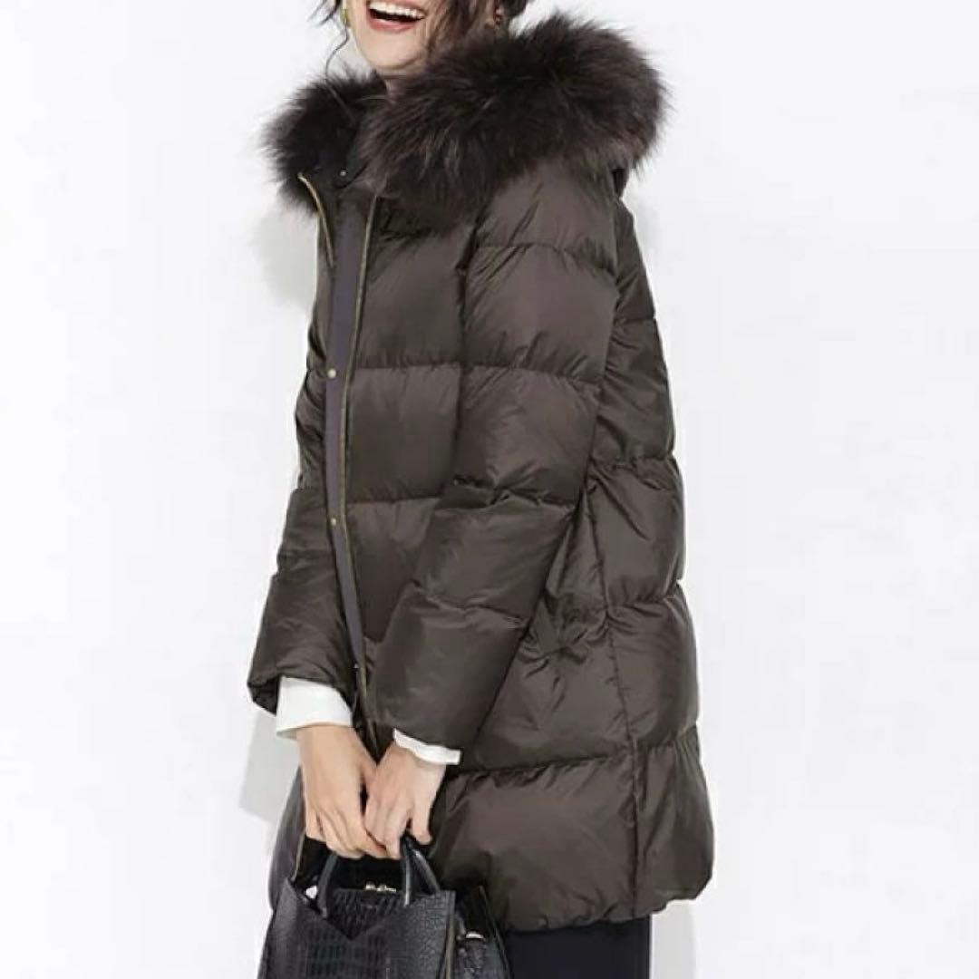 ナノユニバース 西川ダウン ダウンコート 38 クリーニング済 ダウンジャケット