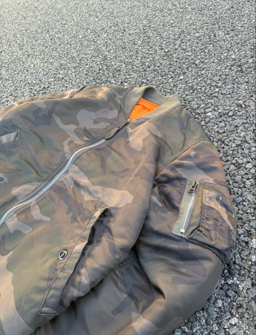 【Alpha MA-1】 MA-1カモ 迷彩