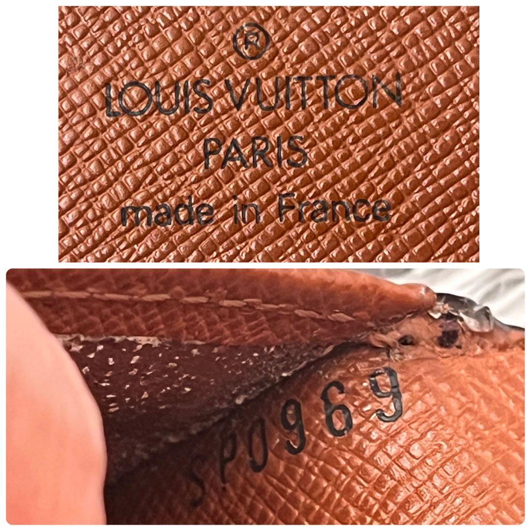 ルイヴィトン　折り財布　モノグラム　ポルトトレゾール　メンズ　レディース