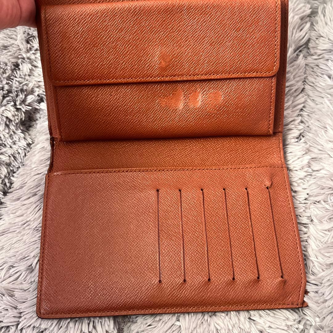 ルイヴィトン　折り財布　モノグラム　ポルトトレゾール　メンズ　レディース