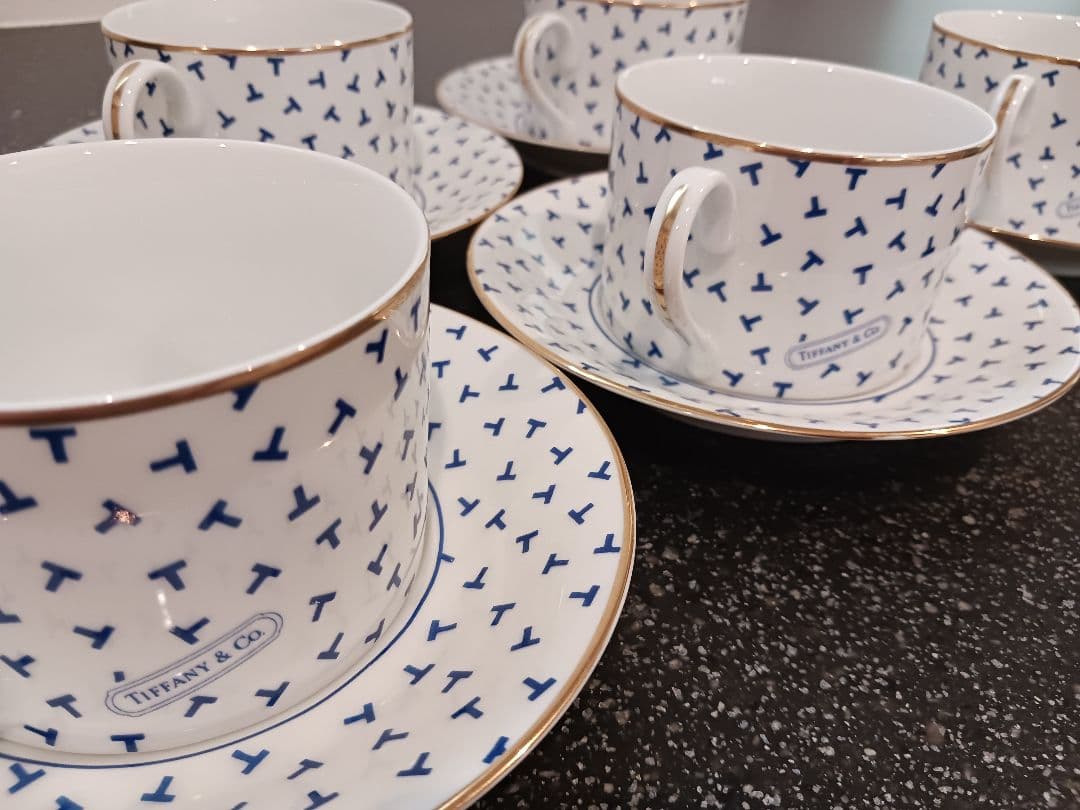 未使用・箱なし✨TIFFANY ティファニー ダンシングT 食器セット