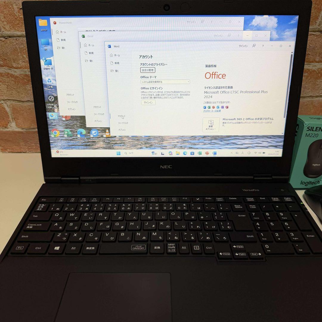 パサト様用美品NEC ノートPC 高速起動SSD メモリ8GB Win11