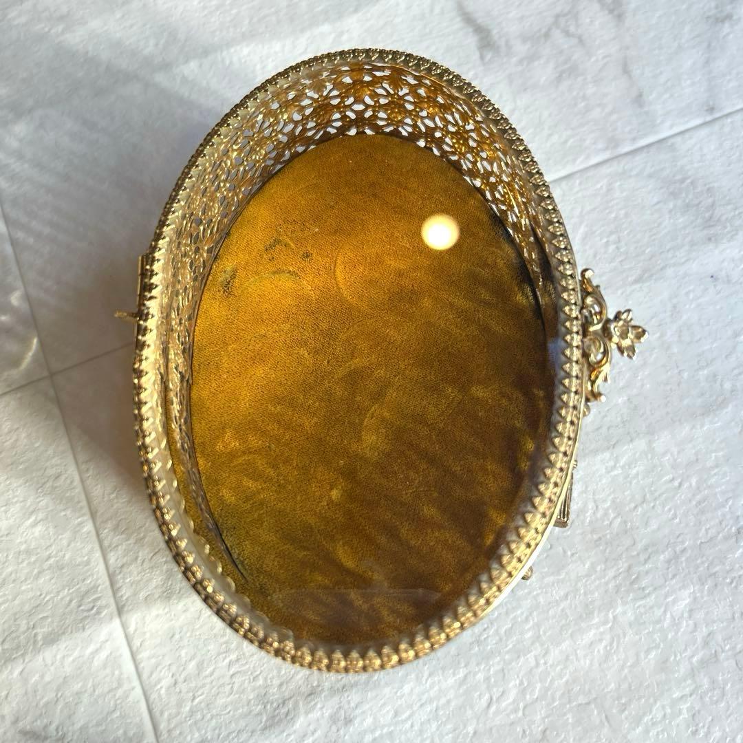 アメリカ製 50s オルモルスタイル フィリグリー宝石箱 ヴィンテージ