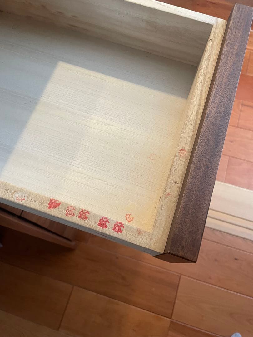 橋詰家具　shinra 640 5段 チェスト 楠材　アンティーク