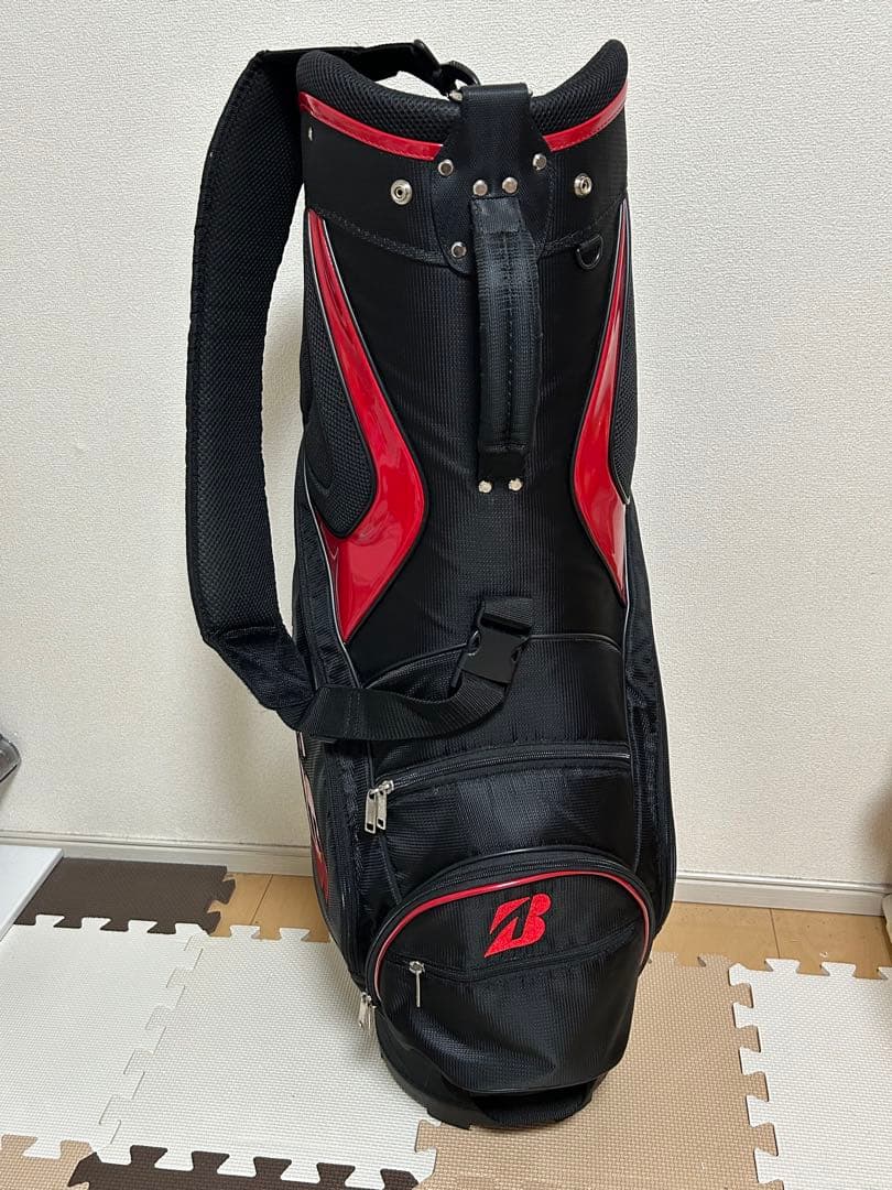 TOUR B キャディバッグ 黒/赤
