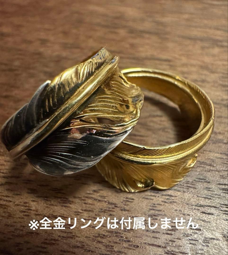 アクセサリー LARRY SMITH KAZEKIRI RING SILVER & K18