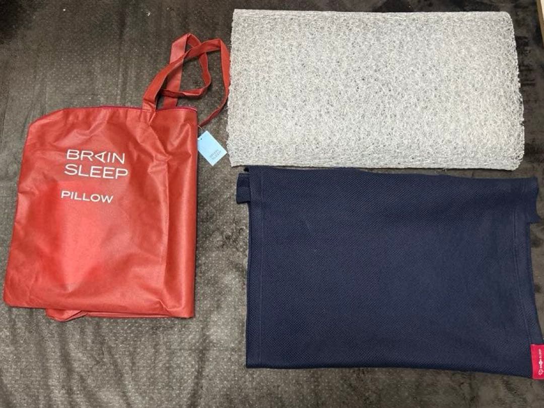 BRAIN SLEEP メッシュ枕 ネイビー　STANDARD