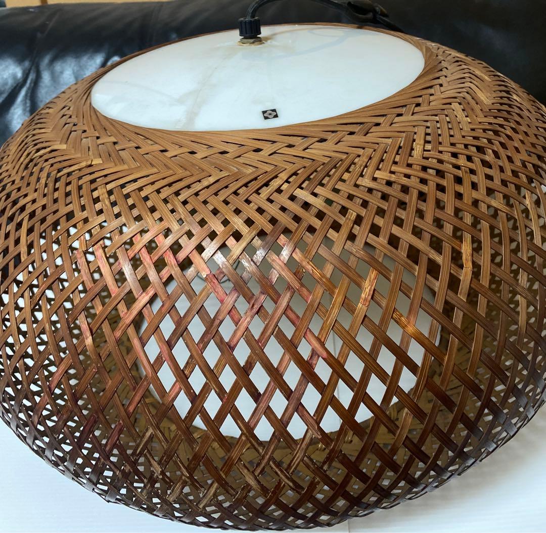 ヴィンテージ yamagiwa ヤマギワ　近藤昭作　3灯　竹のあかり