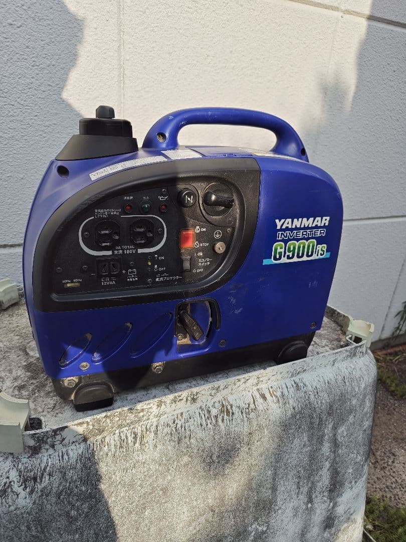 週末特価即購入可能送料込YANMARヤンマーG900is インバーター発電機