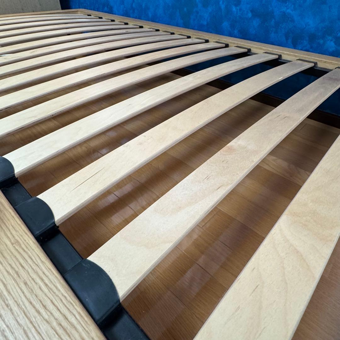 s*︎様 無印良品 ベッドフレーム・シングル・オーク材 脚のみ取り外し可能 MU