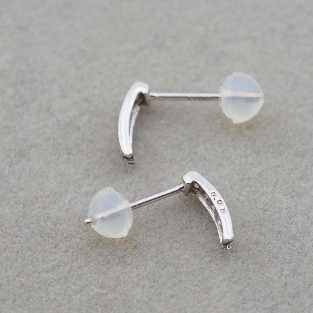 ダイヤモンド 0.05ct/0.05ct ピアス K18WG