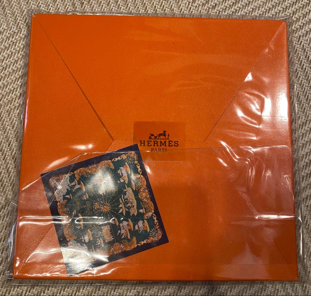 未開封　HERMES 海洋テーマ スカーフ 90cm