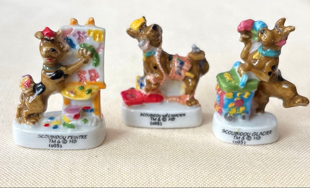 フェーブ　スクービー・ドゥーの職業　コンプリート　フェーヴ　フランス製