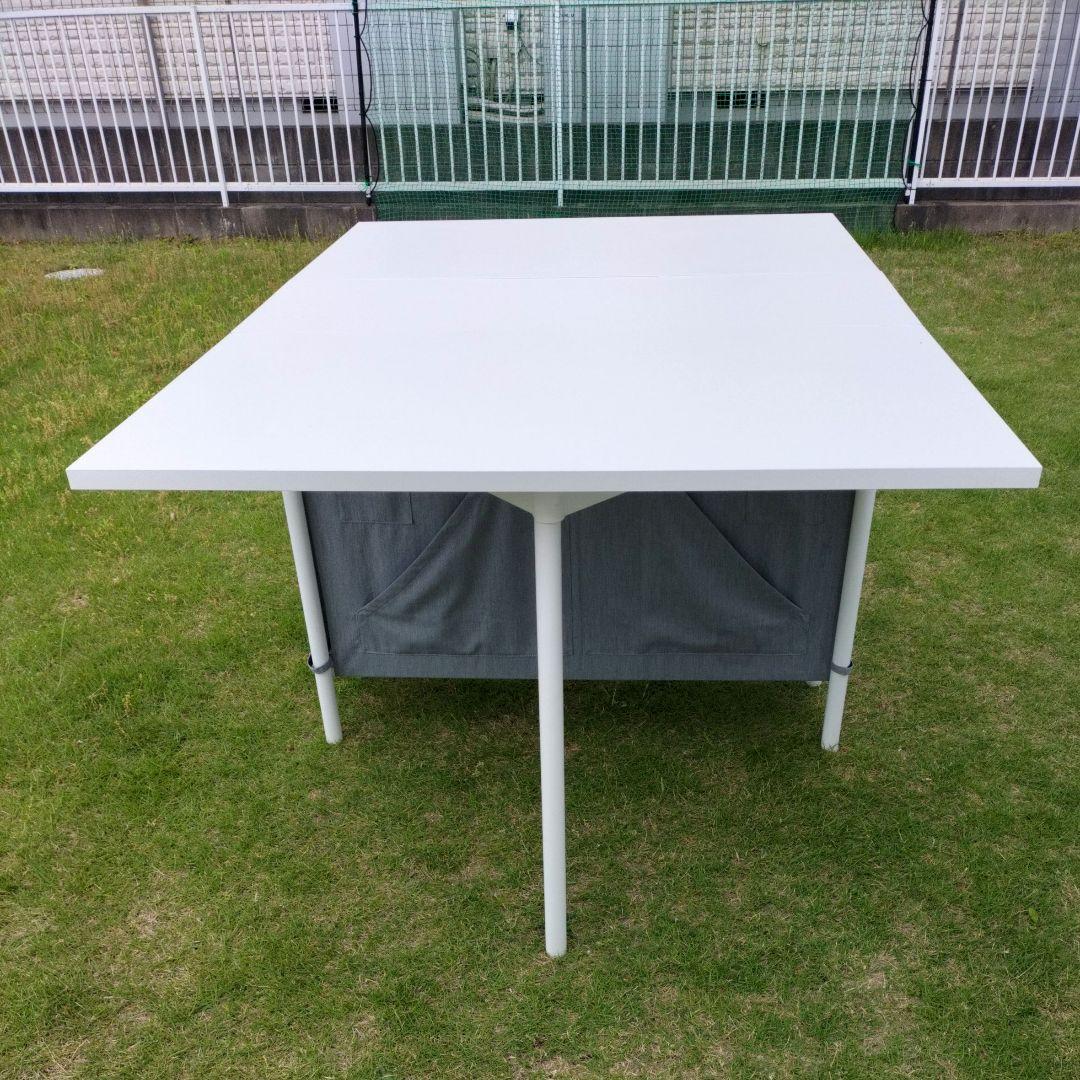 IKEA ゲートレッグテーブル　カルヘル　収納付き　ダイニングテーブル