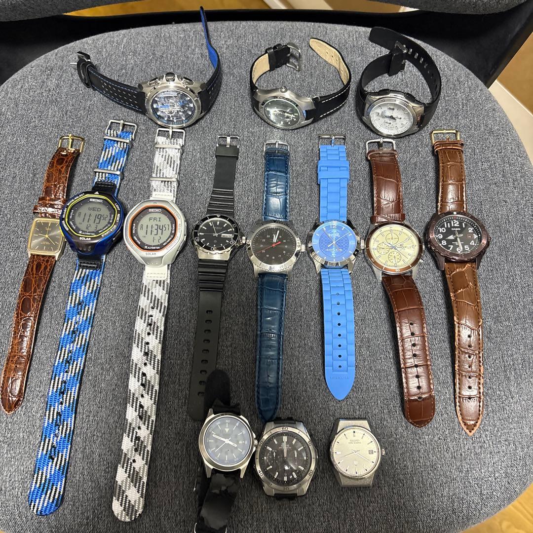 【ジャンク】メンズ腕時計　15本セット