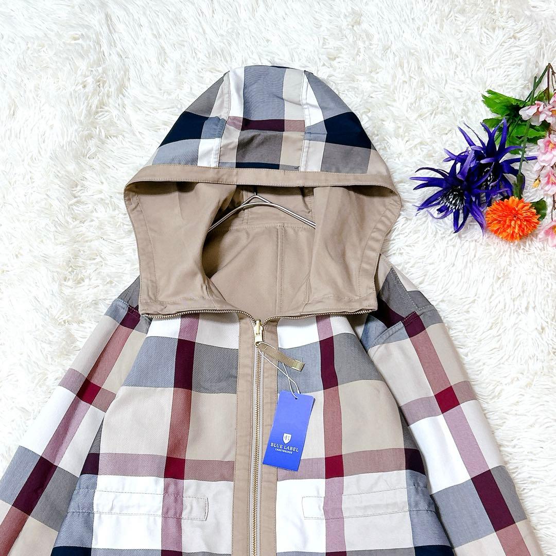 タグ付・高級✨ブルーレーベルクリストブリッジ ノバチェック リバーシブルコート