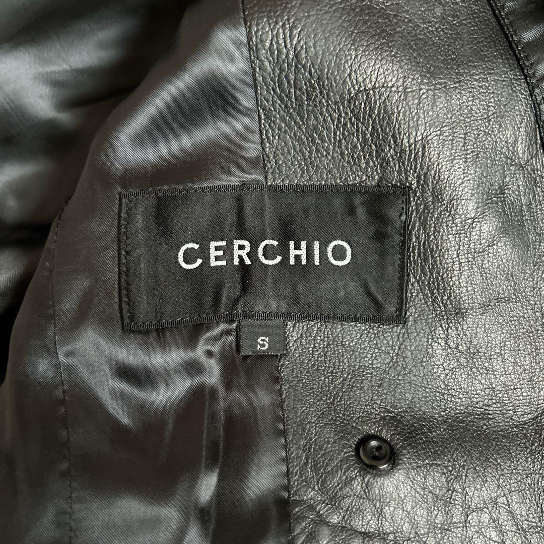 美品⁂ラムレザージャケット　ダブル　フォックスファー取り外し可能　ブラック　S