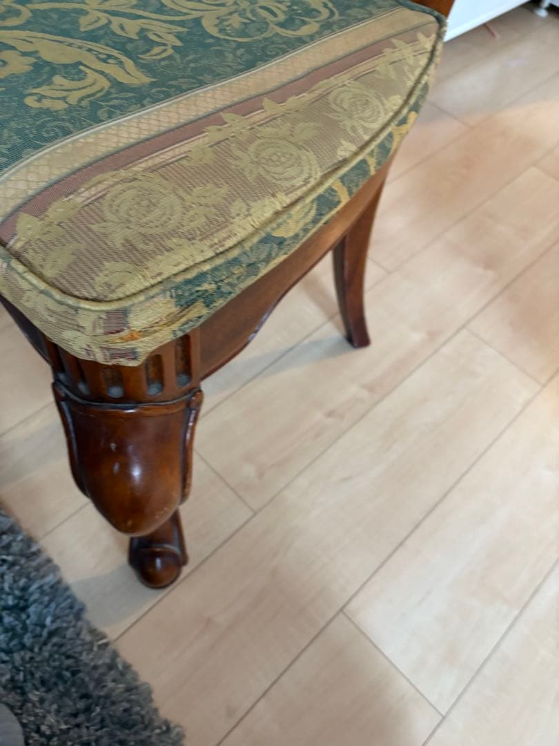 【イタリア製 】ダイニングチェア アンティーク　ロココ調　ドレッサー　在庫1