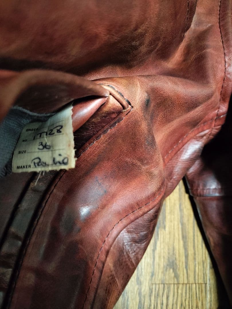 エアロレザー ハイウェイマン サイズ36 aero leather