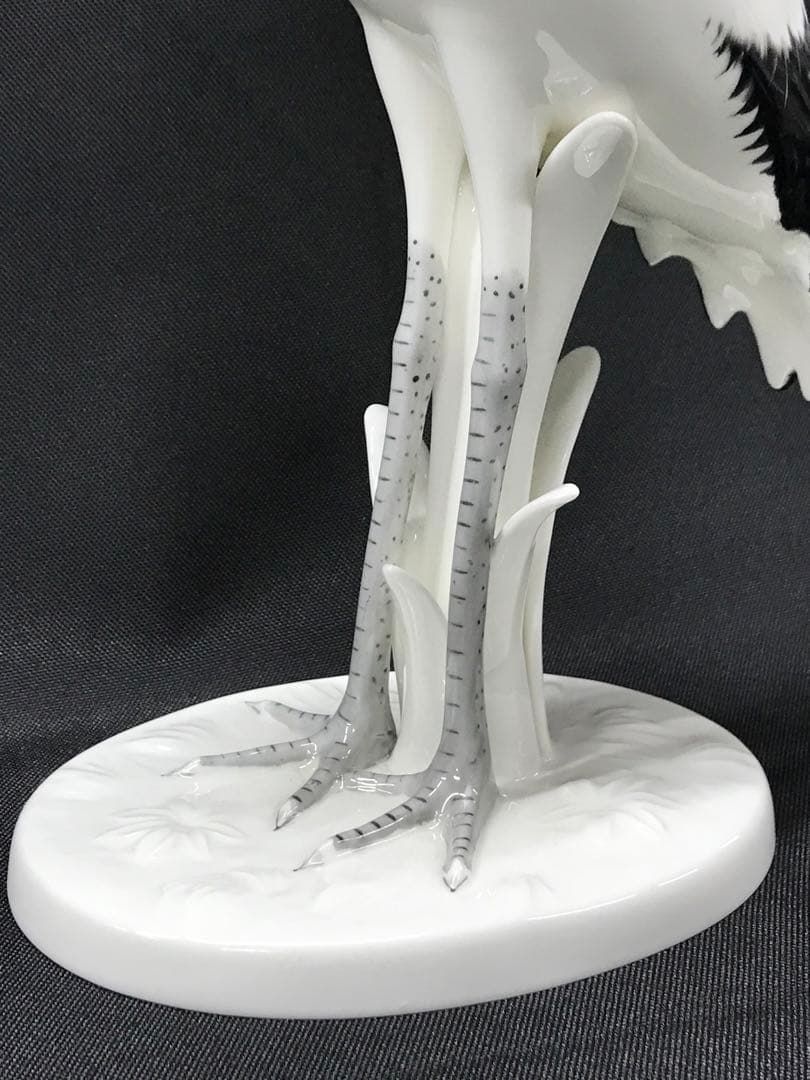 【美品】Noritake スタジオコレクション　鶴　ツル　置物　インテリア