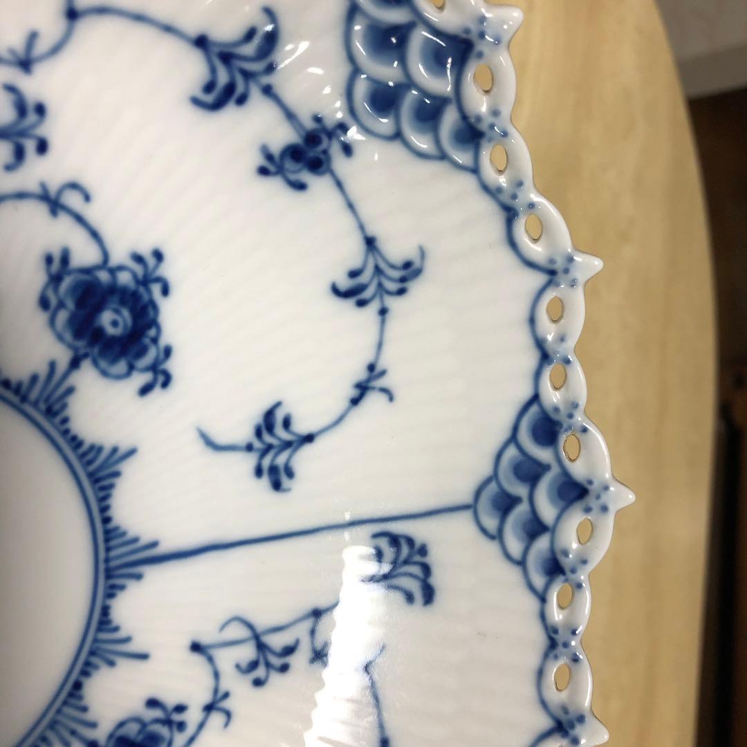 ロイヤルコペンハーゲン ブルーブルーテッド フルーツプレート