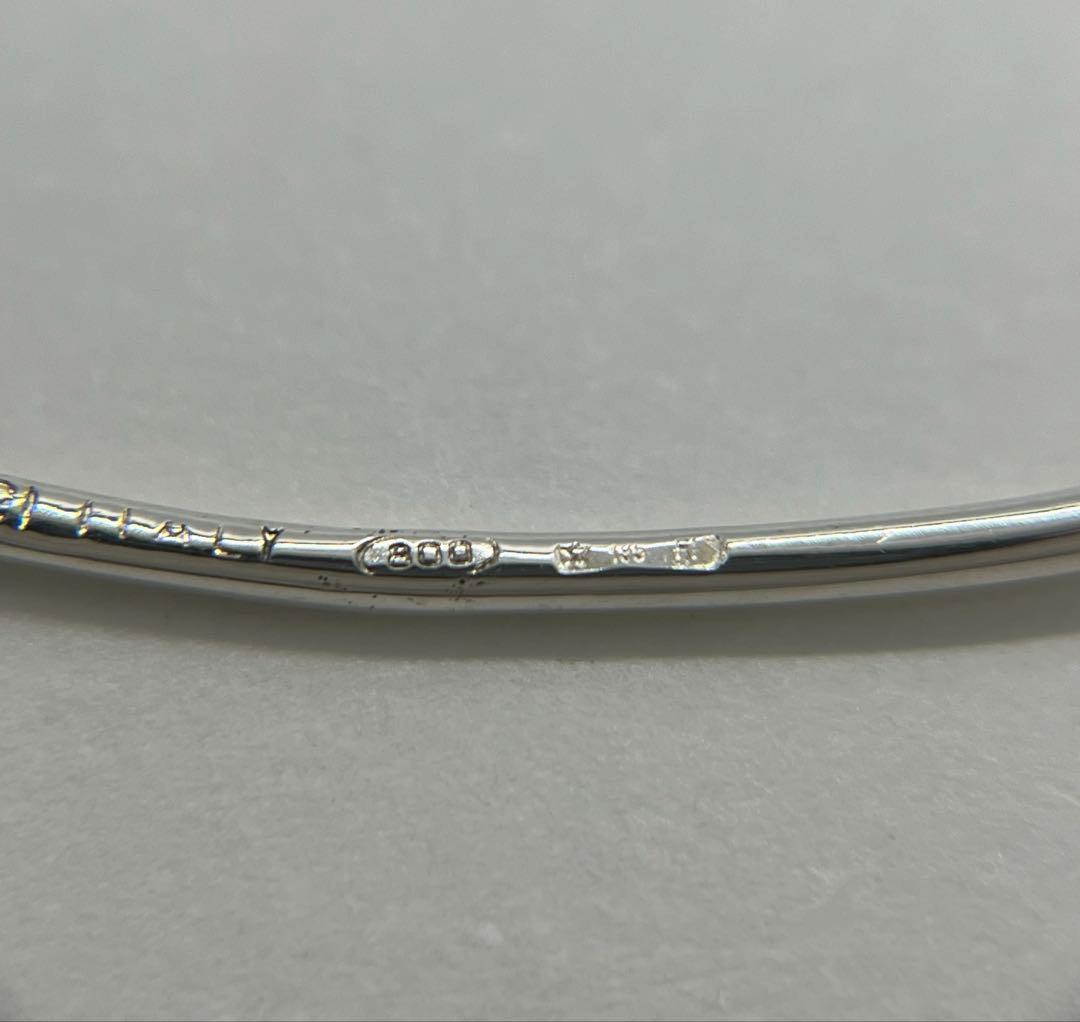 グッチ GUCCI ダブルノット バングル SV800 オールド 希少