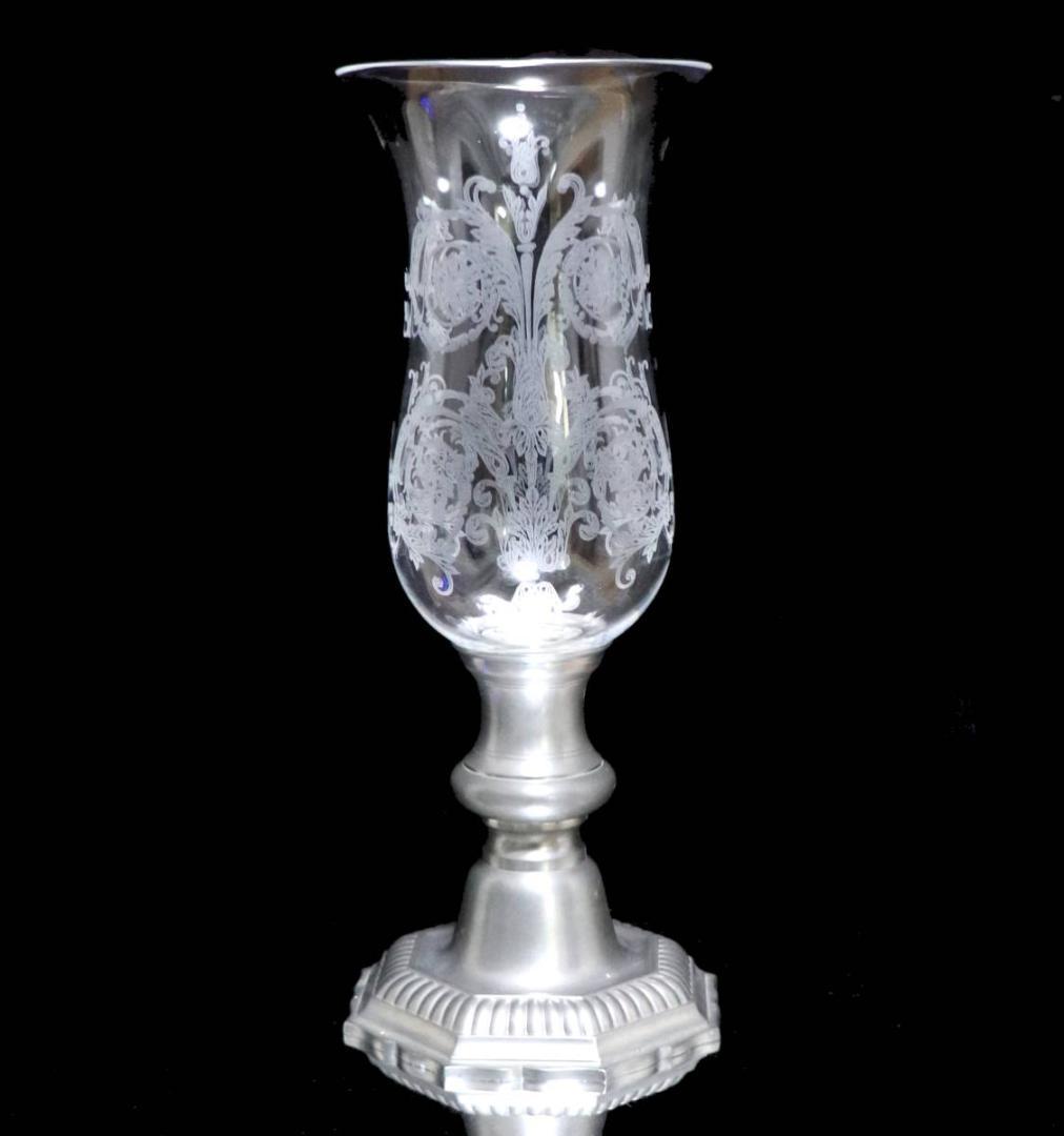 オールド・バカラ 大型 キャンドルスタンド 40.5cm 燭台 ロウソク立て