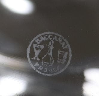 オールド・バカラ 大型 キャンドルスタンド 40.5cm 燭台 ロウソク立て