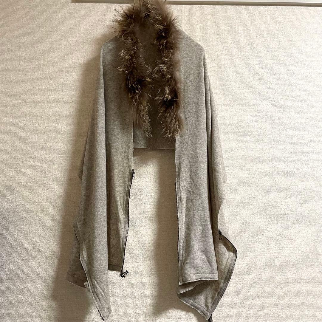 goa fur shawl Stall vest ファー マフラー ベスト