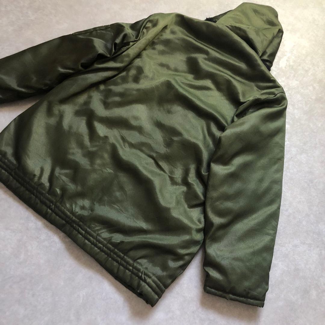 ユーロヴィンテージN-3B型フライジャケットスプリットフードミリタリー