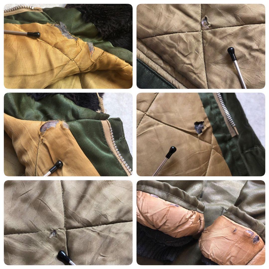 ユーロヴィンテージN-3B型フライジャケットスプリットフードミリタリー