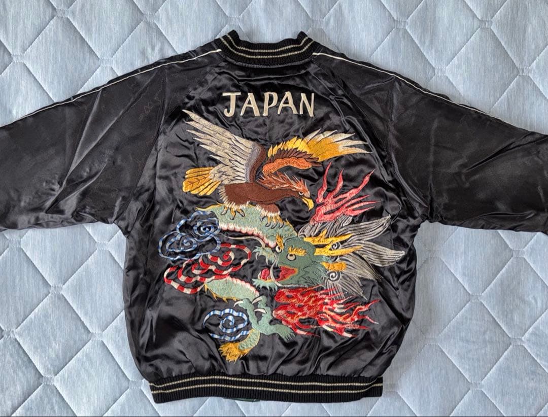 ★極美品！テーラー東洋リバーシブルスカジャン WILD CHILDスカル /龍鷹