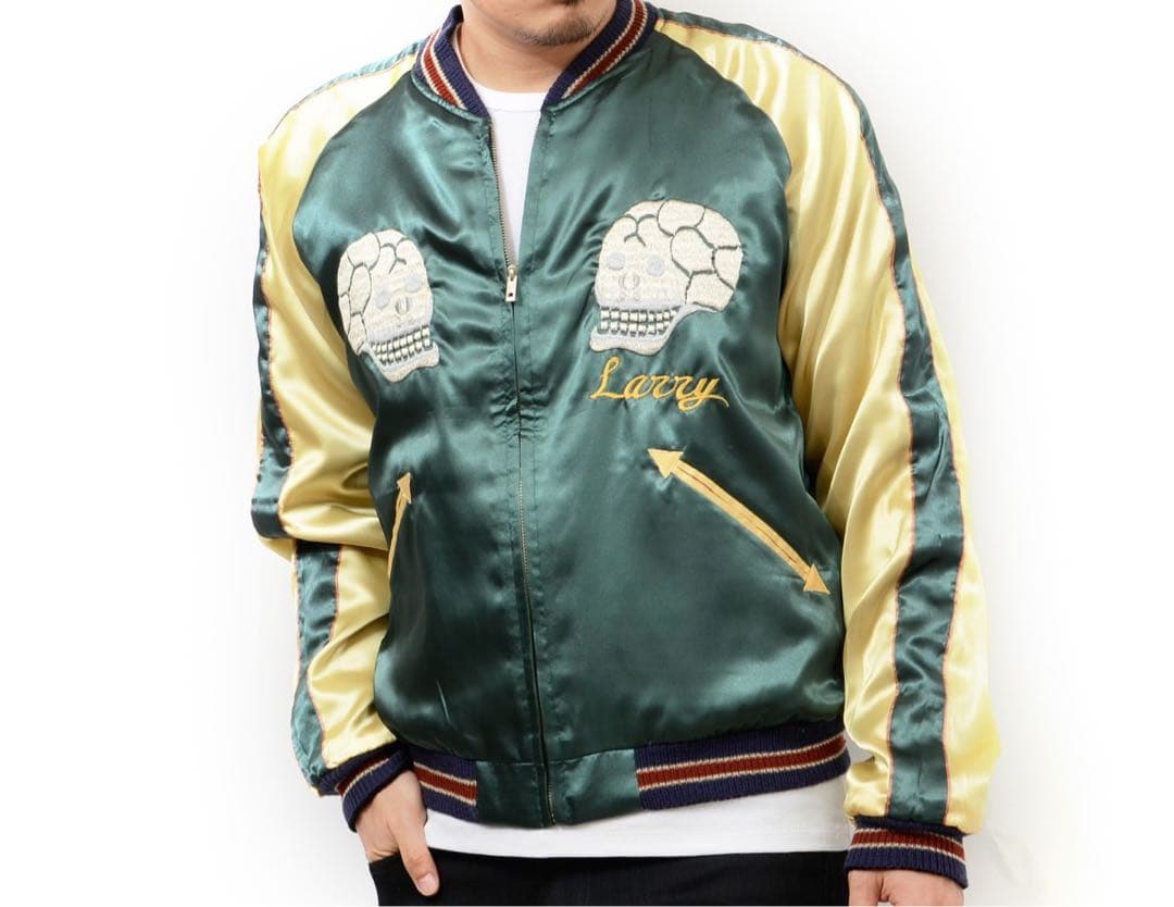 ★極美品！テーラー東洋リバーシブルスカジャン WILD CHILDスカル /龍鷹