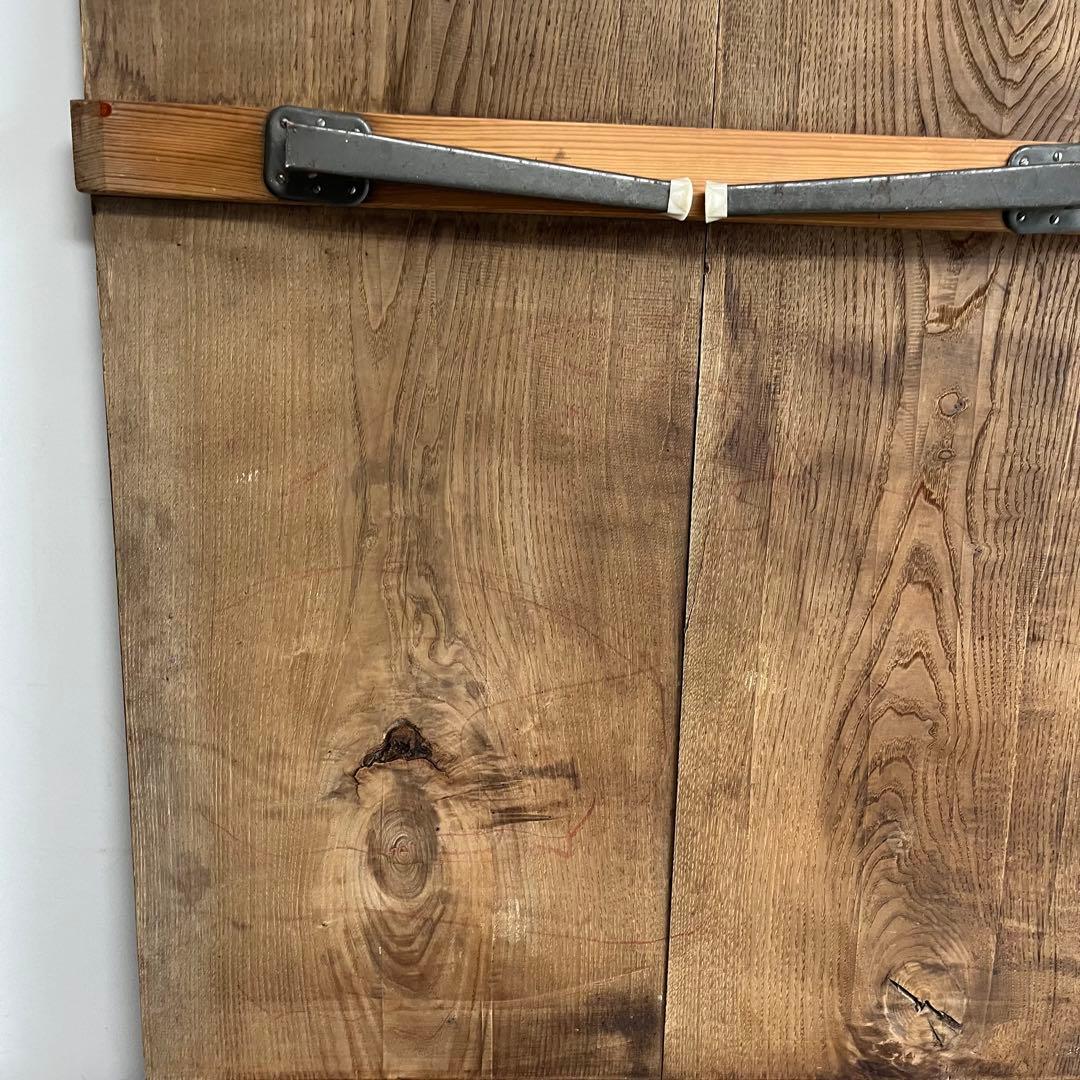 2点セット 欅 ケヤキ 折り畳みテーブル 展示台 z554