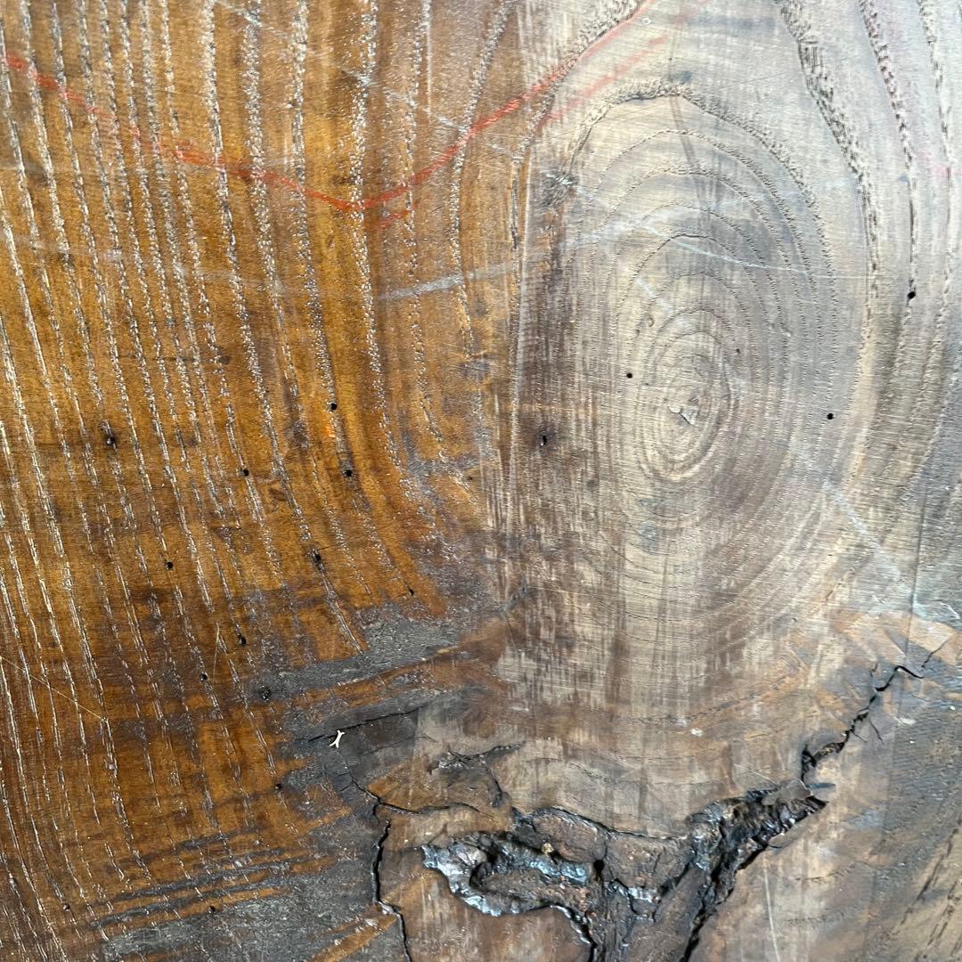 2点セット 欅 ケヤキ 折り畳みテーブル 展示台 z554