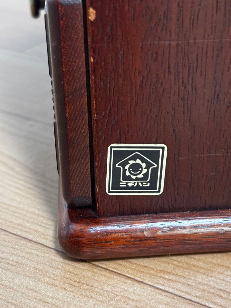 ニチバン家具　小引き出し5段　古家具　木製引き出し5段