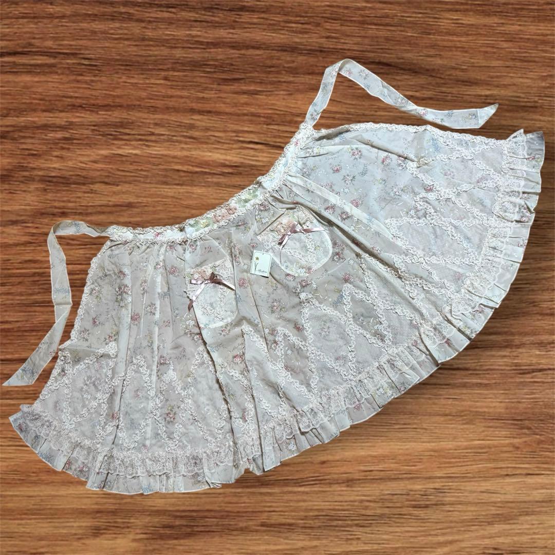 さえら Akiakane アキアカネ サロンエプロン ピンク