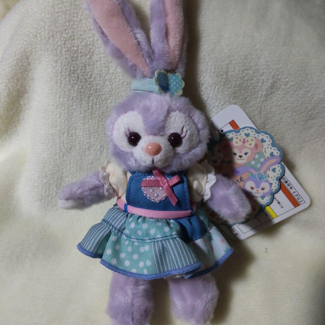 タグ付き☆ステラルー　ハートウォーミングデイズ　ぬいぐるみバッジ☆ダッフィー