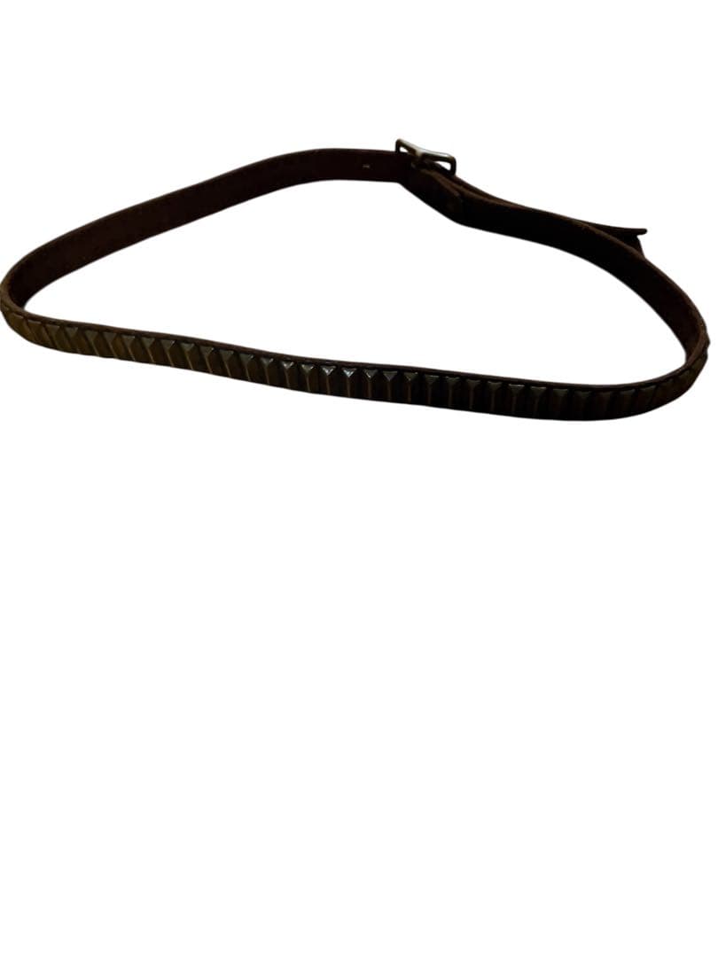 アンダーカバー　2006SS T期　スタッズベルト　茶