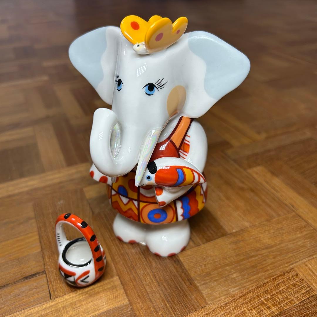 Villeroy&Boch　ビレロイボッホ　置物　象　インテリア　3体セット