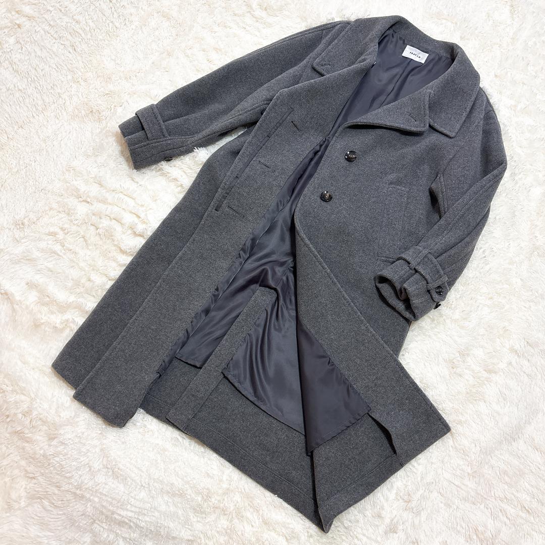 【セール中】FRAY I.D コートラボ限定 ボリュームスリーブコート グレー