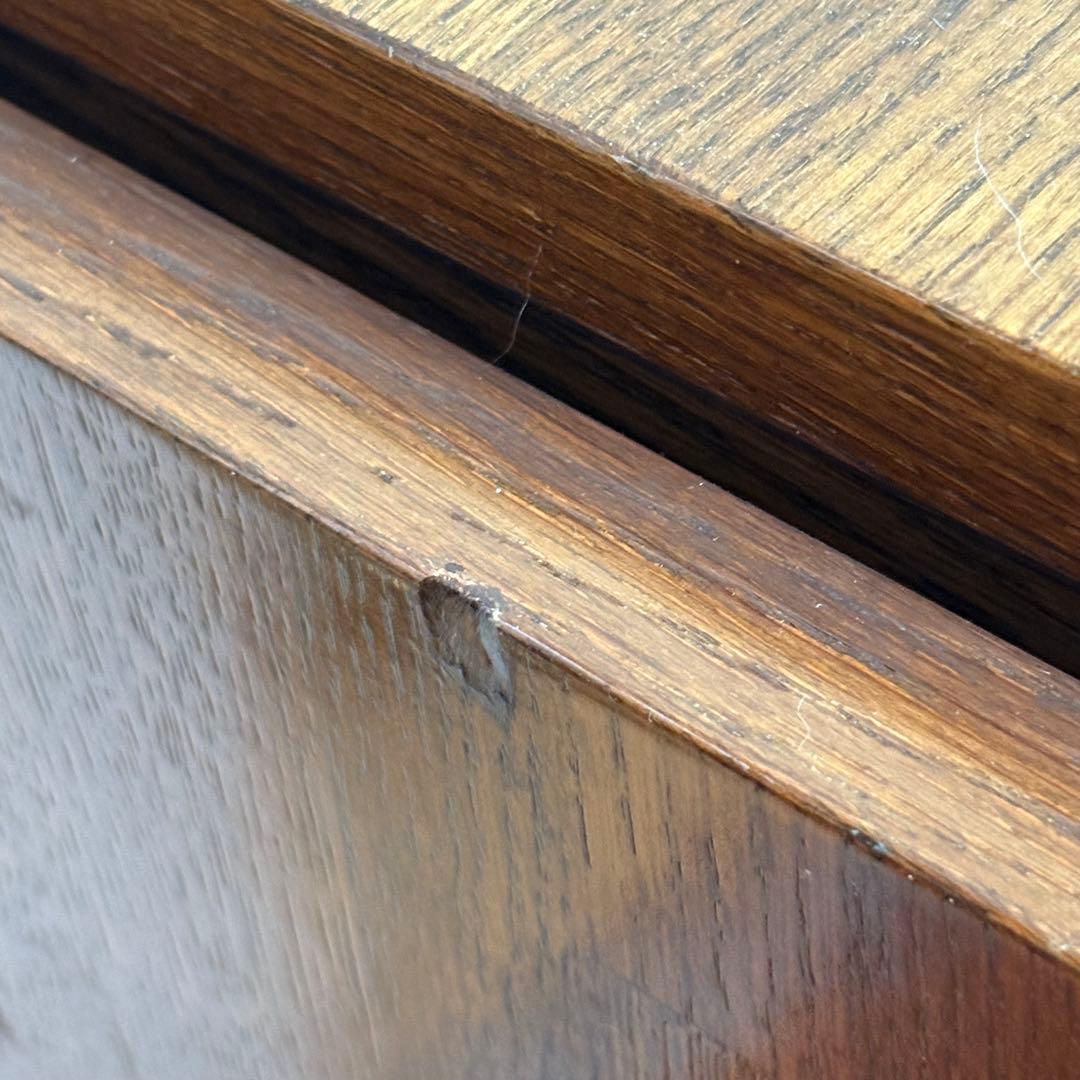 バタフライワゴン【USAビンテージ 】オーク材 サイドテーブル キャスター