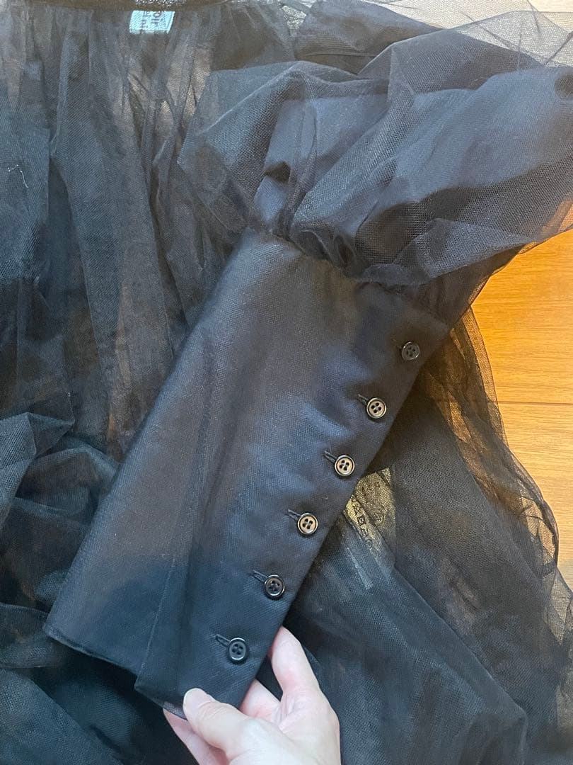 ノワールケイニノミヤ　コムデギャルソン　チュールトップス