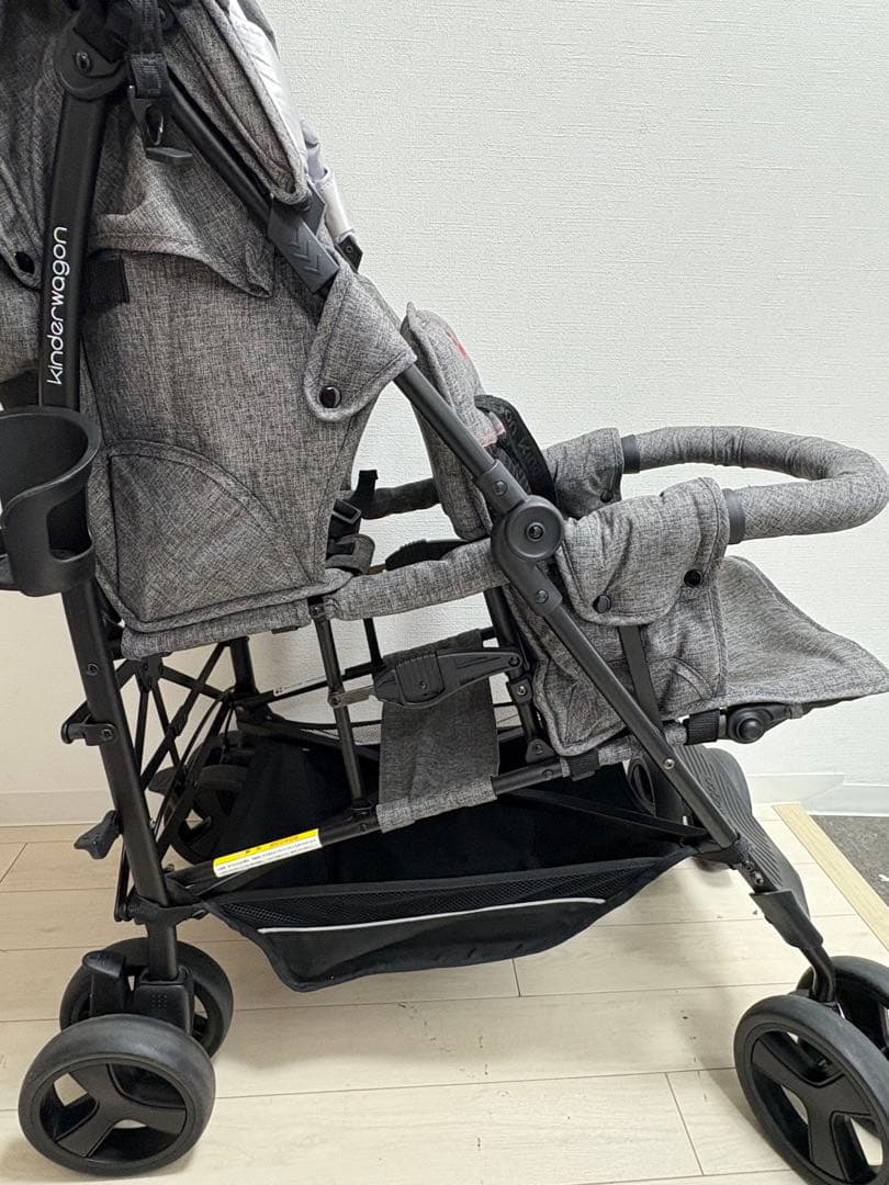 【美品】kinderwagon キンダーワゴン　DUOシティHOPⅡ 二人乗り