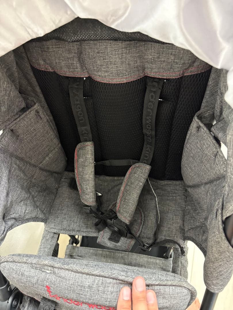 【美品】kinderwagon キンダーワゴン　DUOシティHOPⅡ 二人乗り