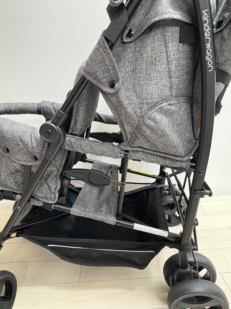 【美品】kinderwagon キンダーワゴン　DUOシティHOPⅡ 二人乗り