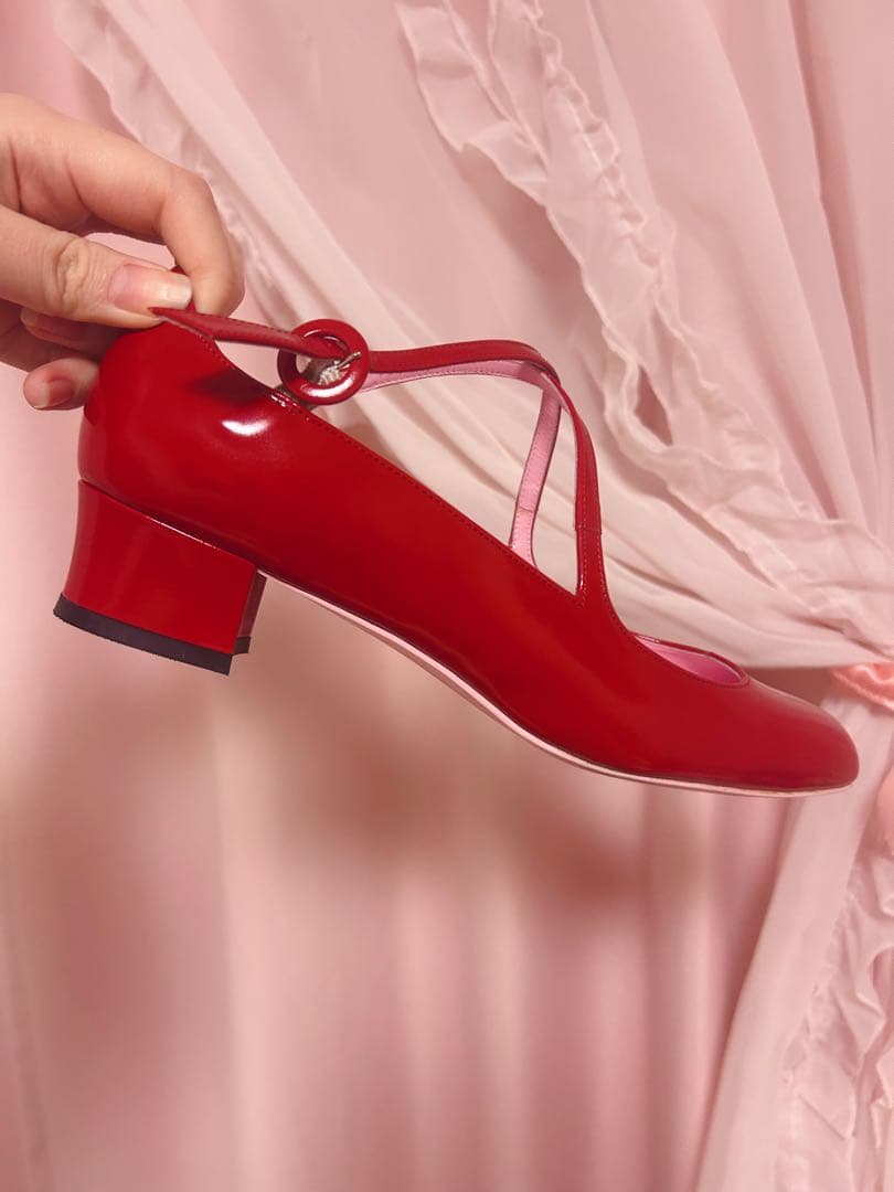 美品♡kiwanda kiwanda Ririco Red shoes♡
