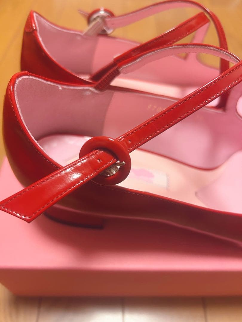 美品♡kiwanda kiwanda Ririco Red shoes♡