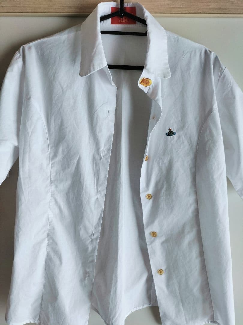 ヴィヴィアンウエストウッド刺繍半袖シャツ☆