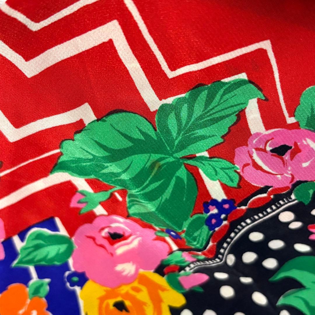 希少 ジャンニヴェルサーチェ シルク100% カーディガン 花柄 イタリア製